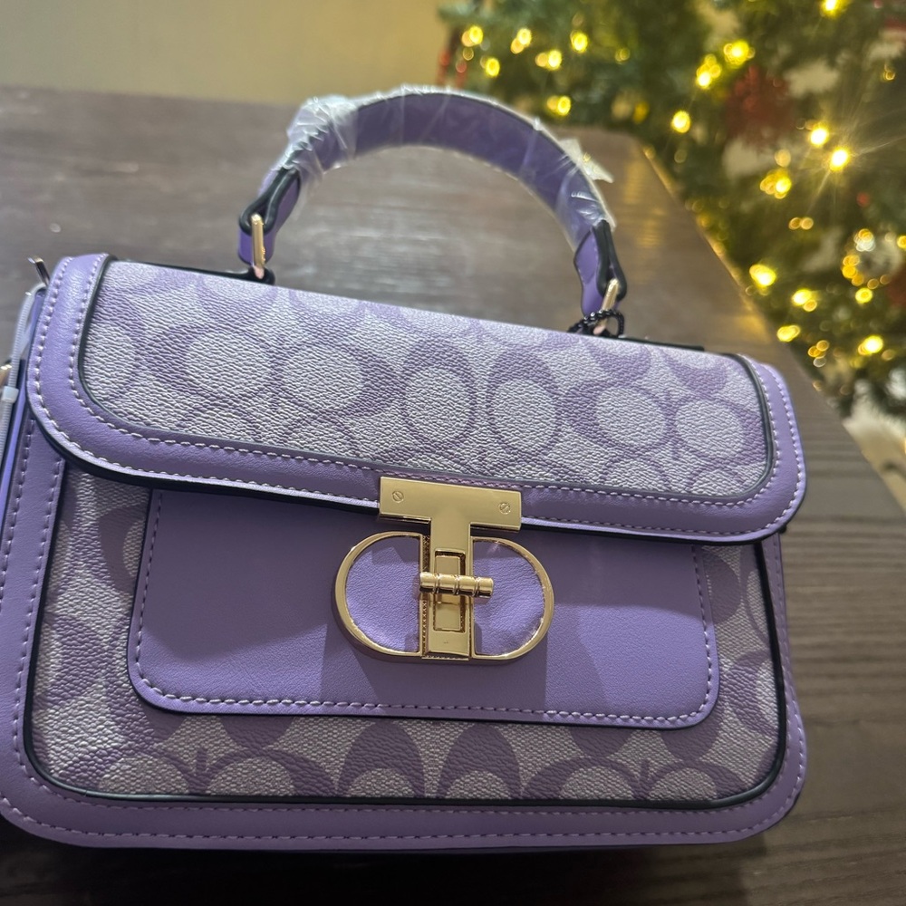 Lavender Satchel Bag